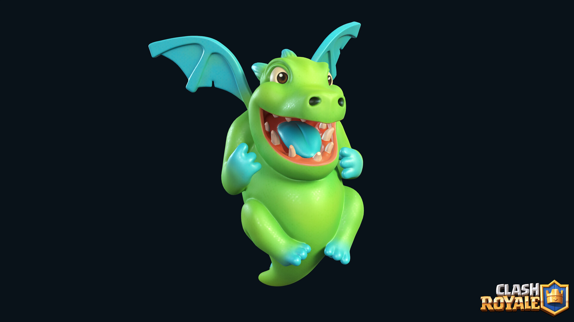 Artstation Clash Royale Baby Dragon