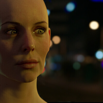 ArtStation - Lighting excercise - Portrait lighting with reference