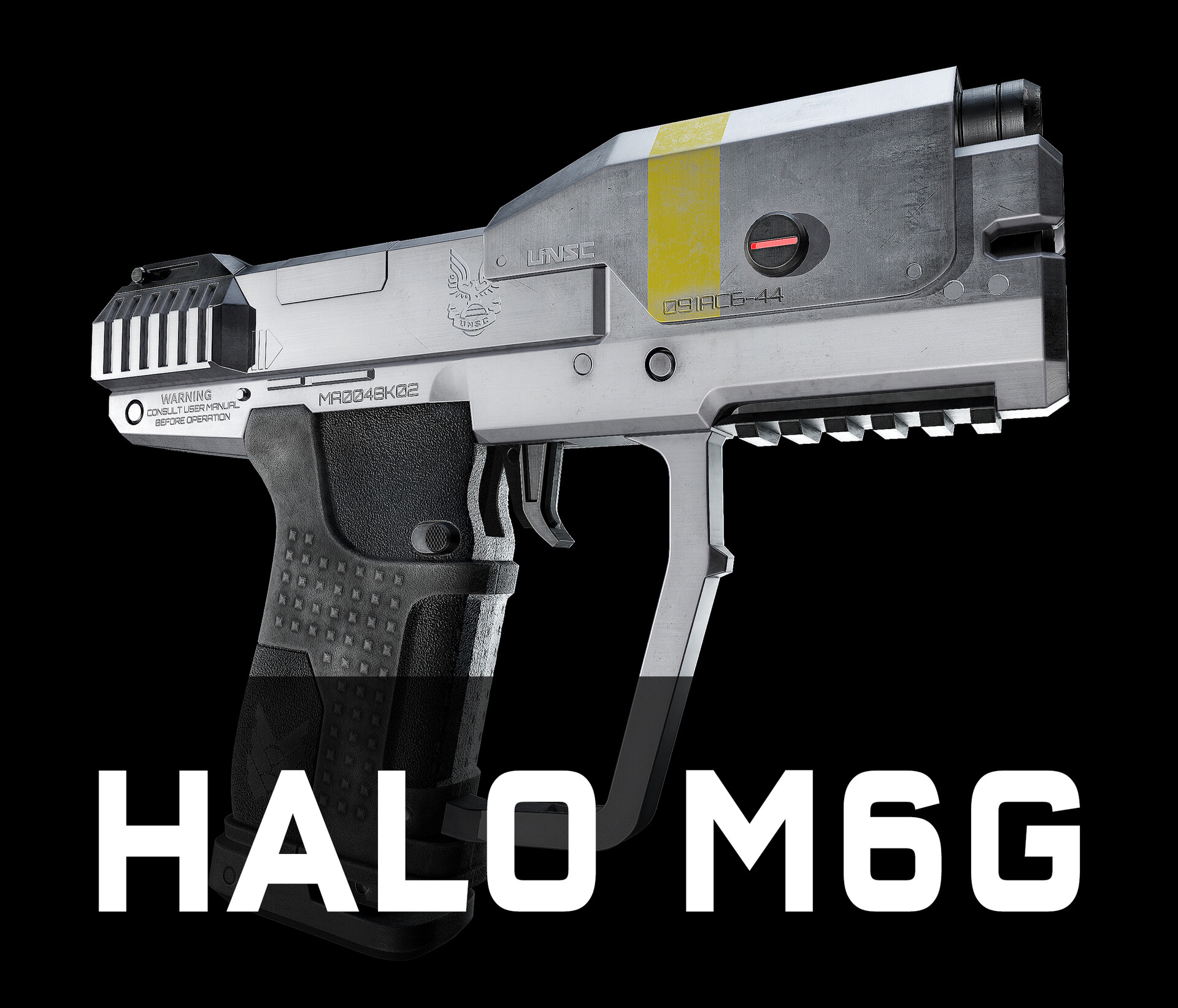 ArtStation - Halo fanart: M6G Magnum