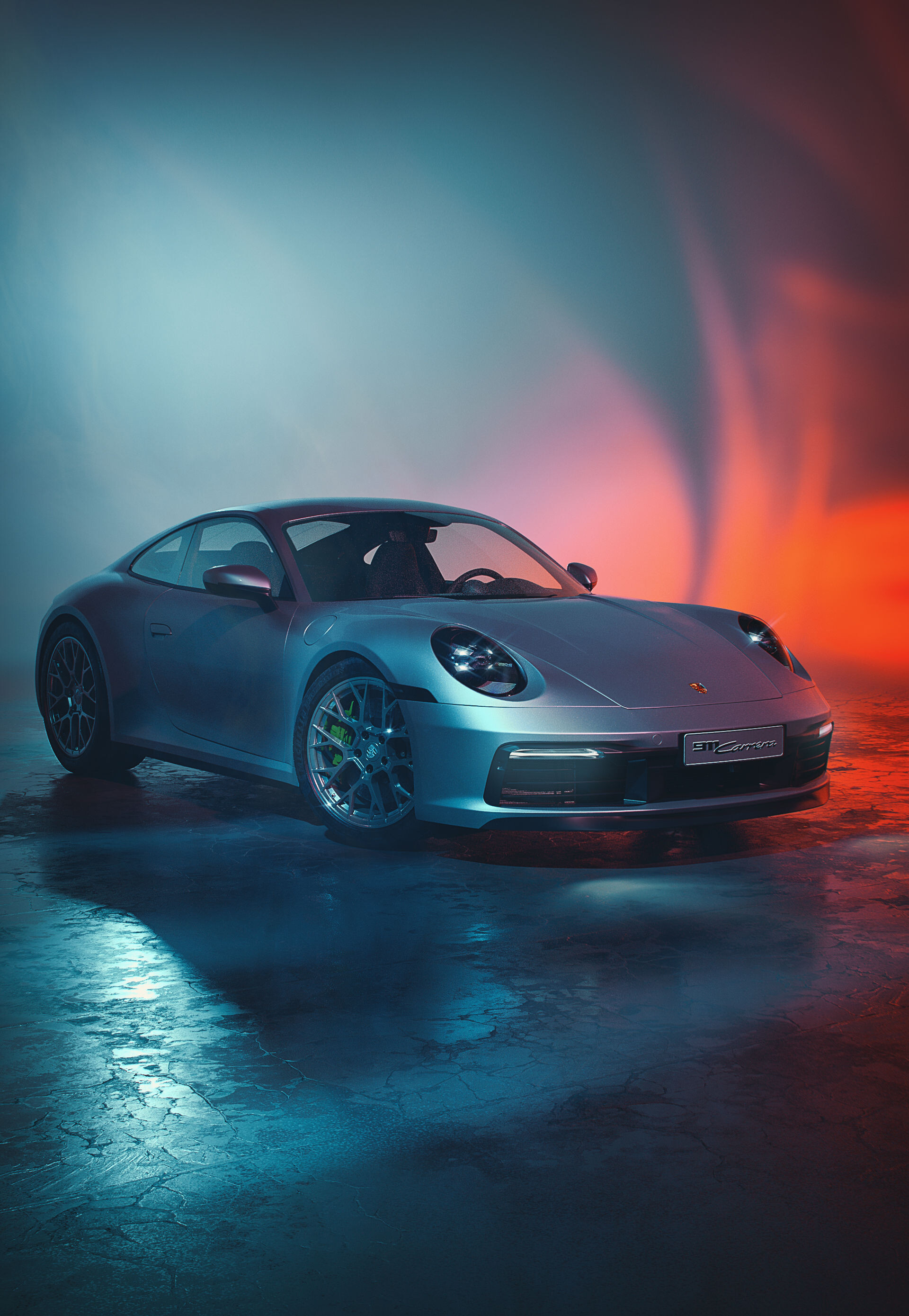 ArtStation - 2019 Porsche 911 Carrera 4S (Playing with lights and colors)