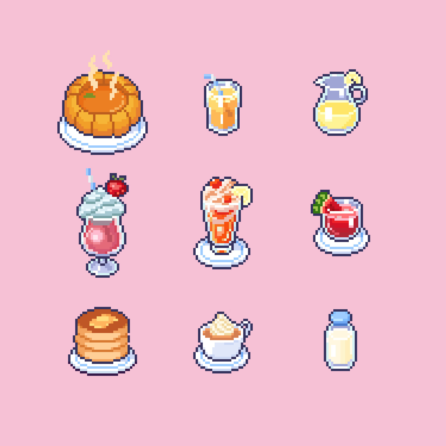 Artstation Pixel Art Food 9249