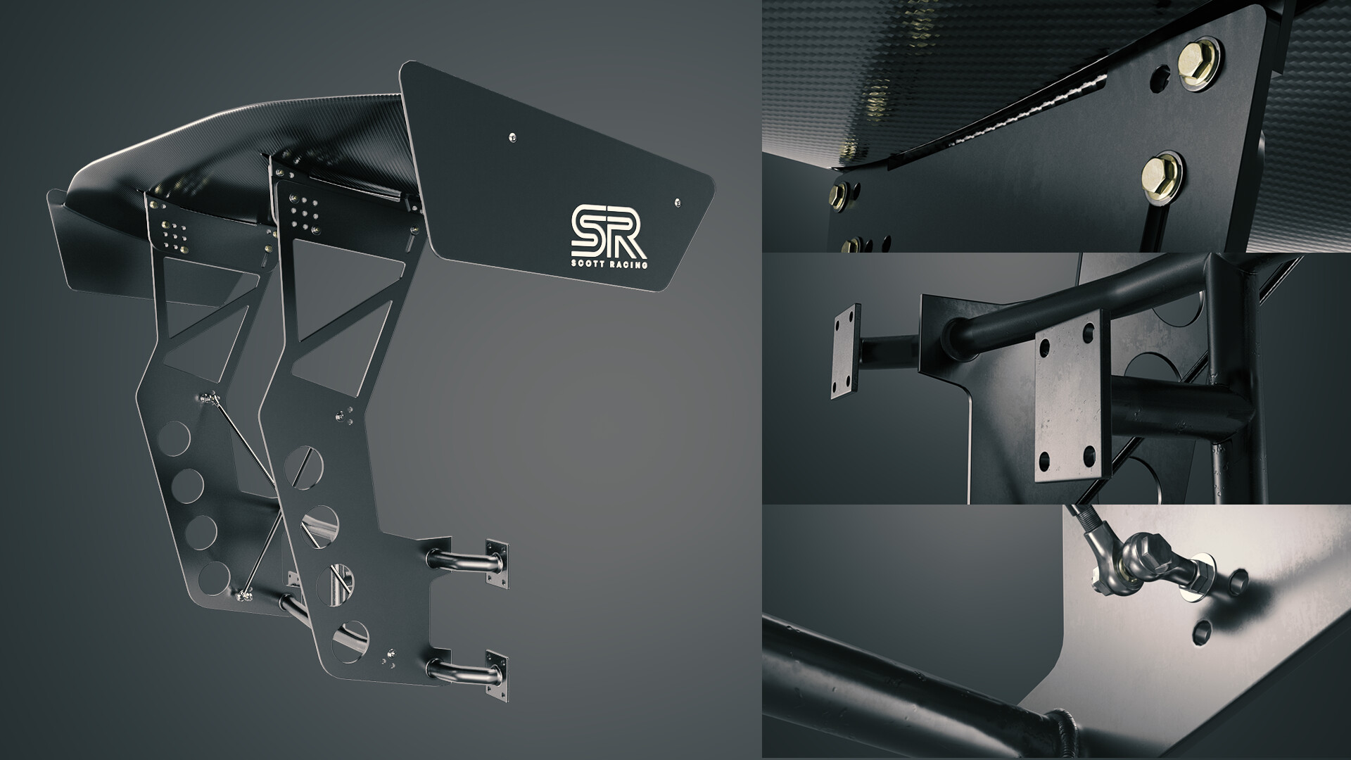 ArtStation Chassis Mounted Rear Wing