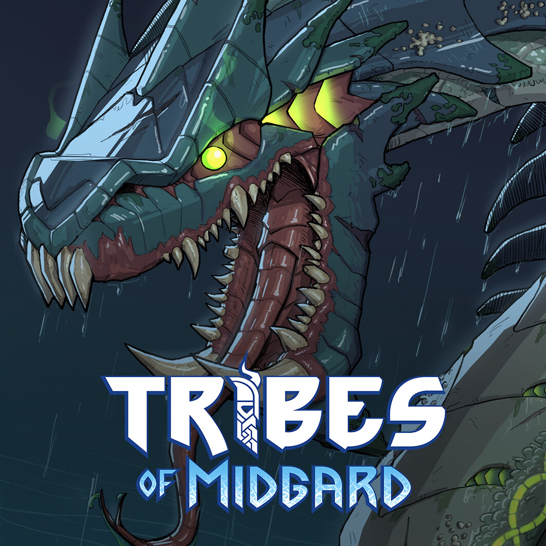 ArtStation Tribes of Midgard Jormungandr