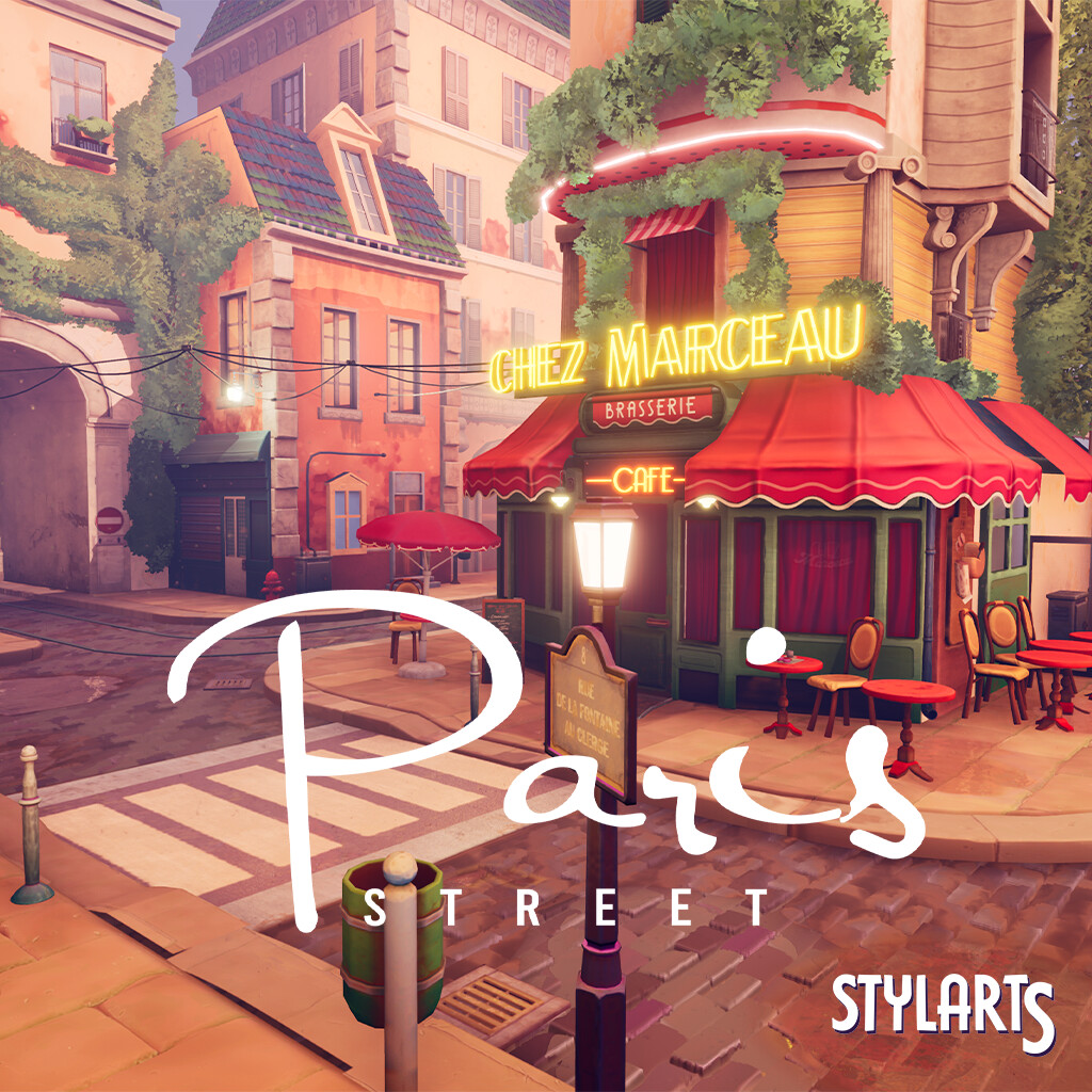 artstation-stylized-paris-street