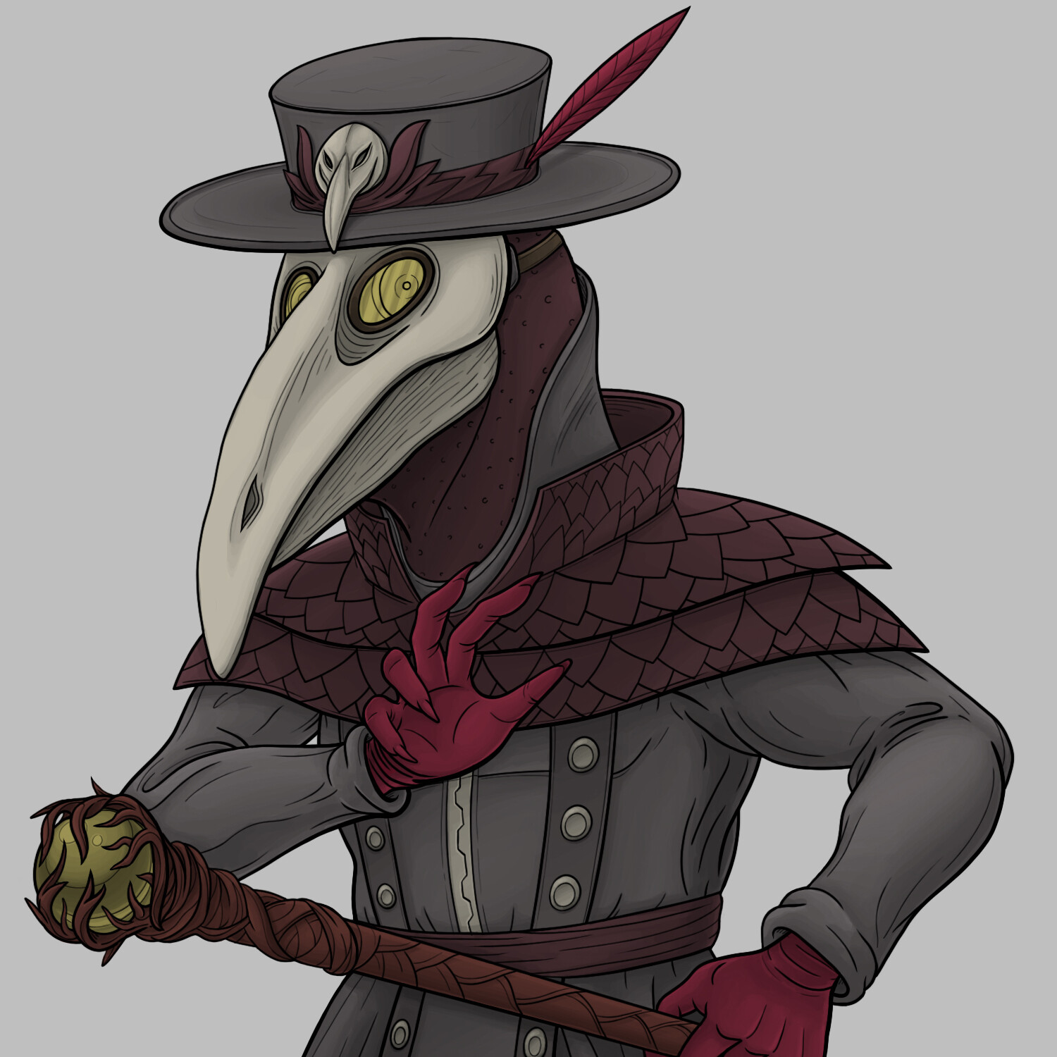 ArtStation - Concept Art: Kenku Character