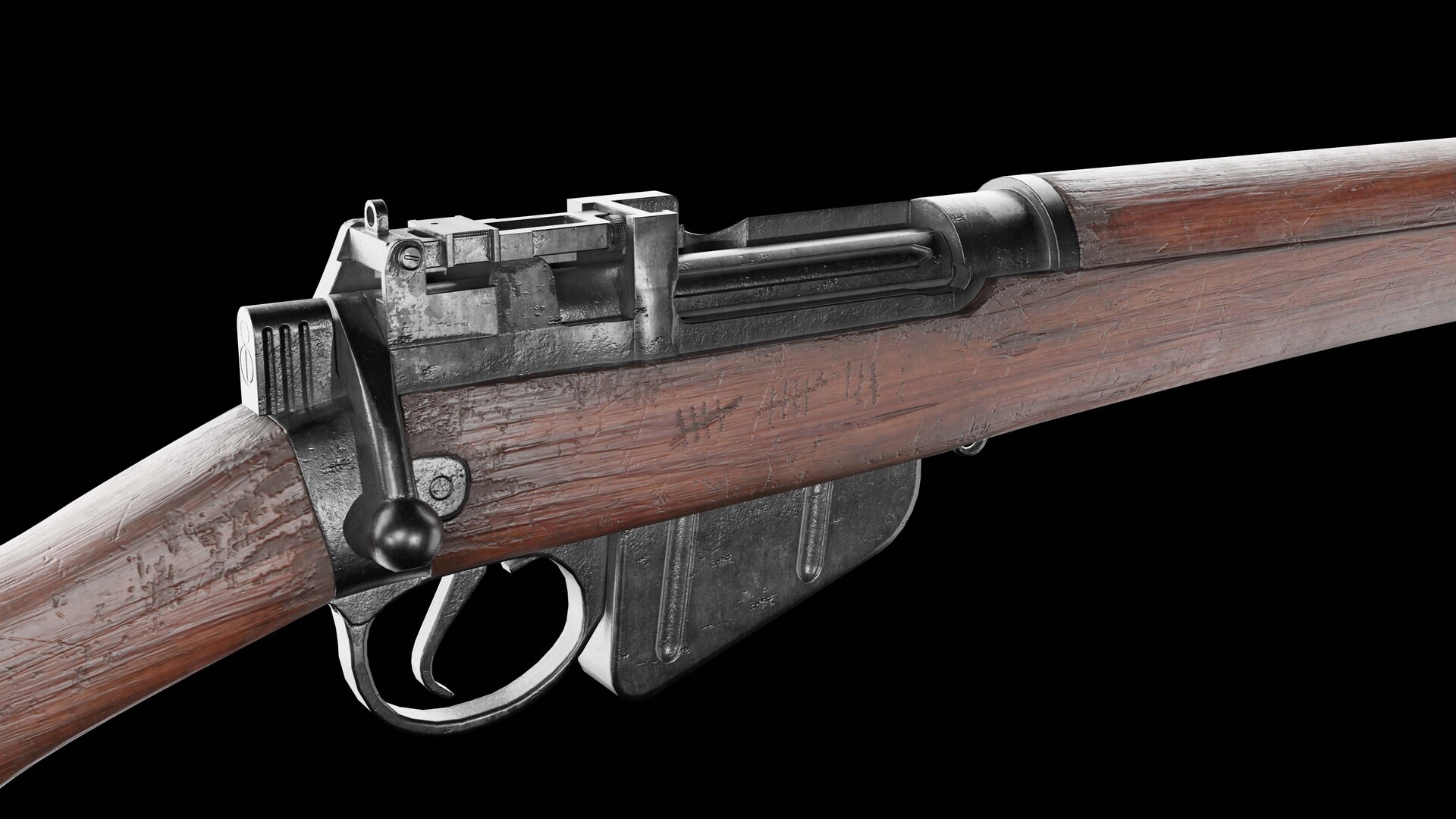 ArtStation - Lee Enfield Rifle