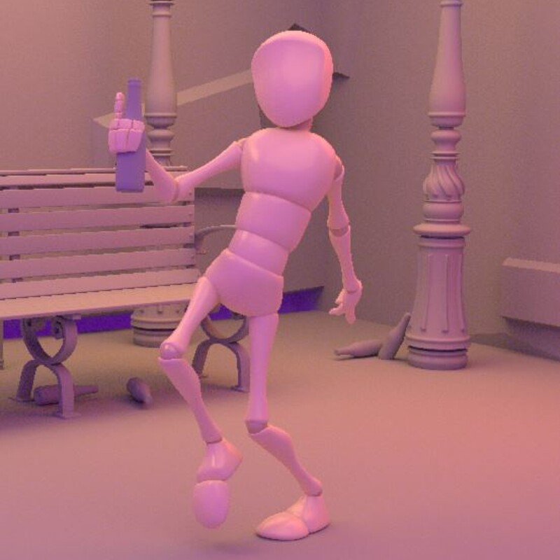 "A Tipsy Fella'" (2019) Body Walk Exercise