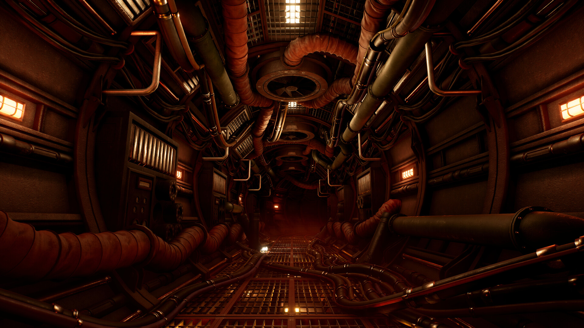 ArtStation - Engineering Deck - Industrial Sci-Fi Interior