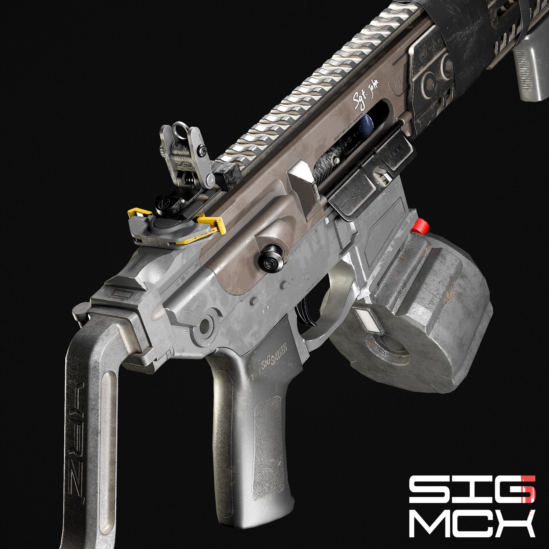 ArtStation - SIG MCX GEN6. ArtStation - SIG MCX GEN6.