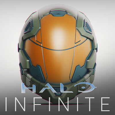 Halo Infinite Test Pilot Helmet Hi-Poly
