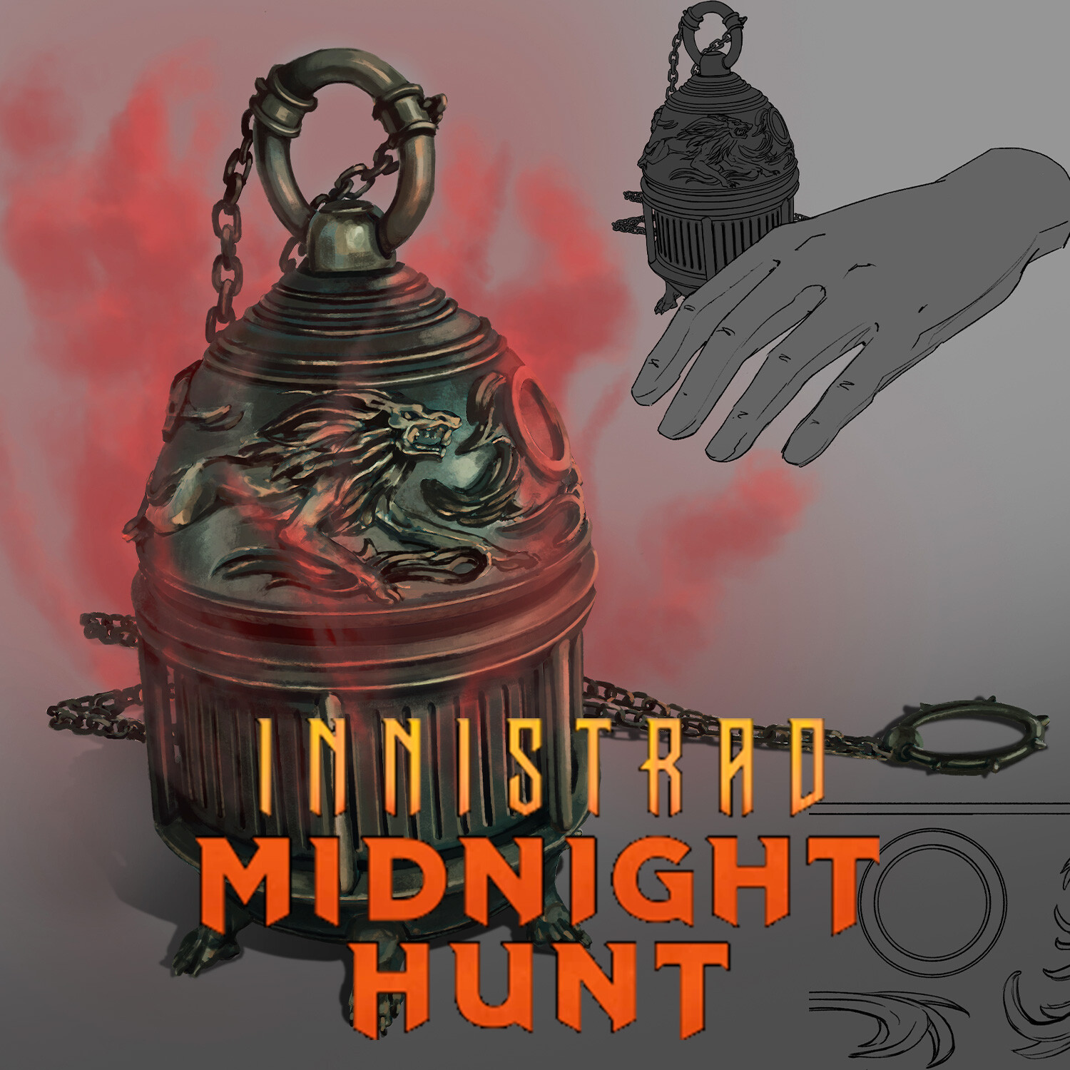 Wereworlf incense burner_Innistrad Midnight Hunt