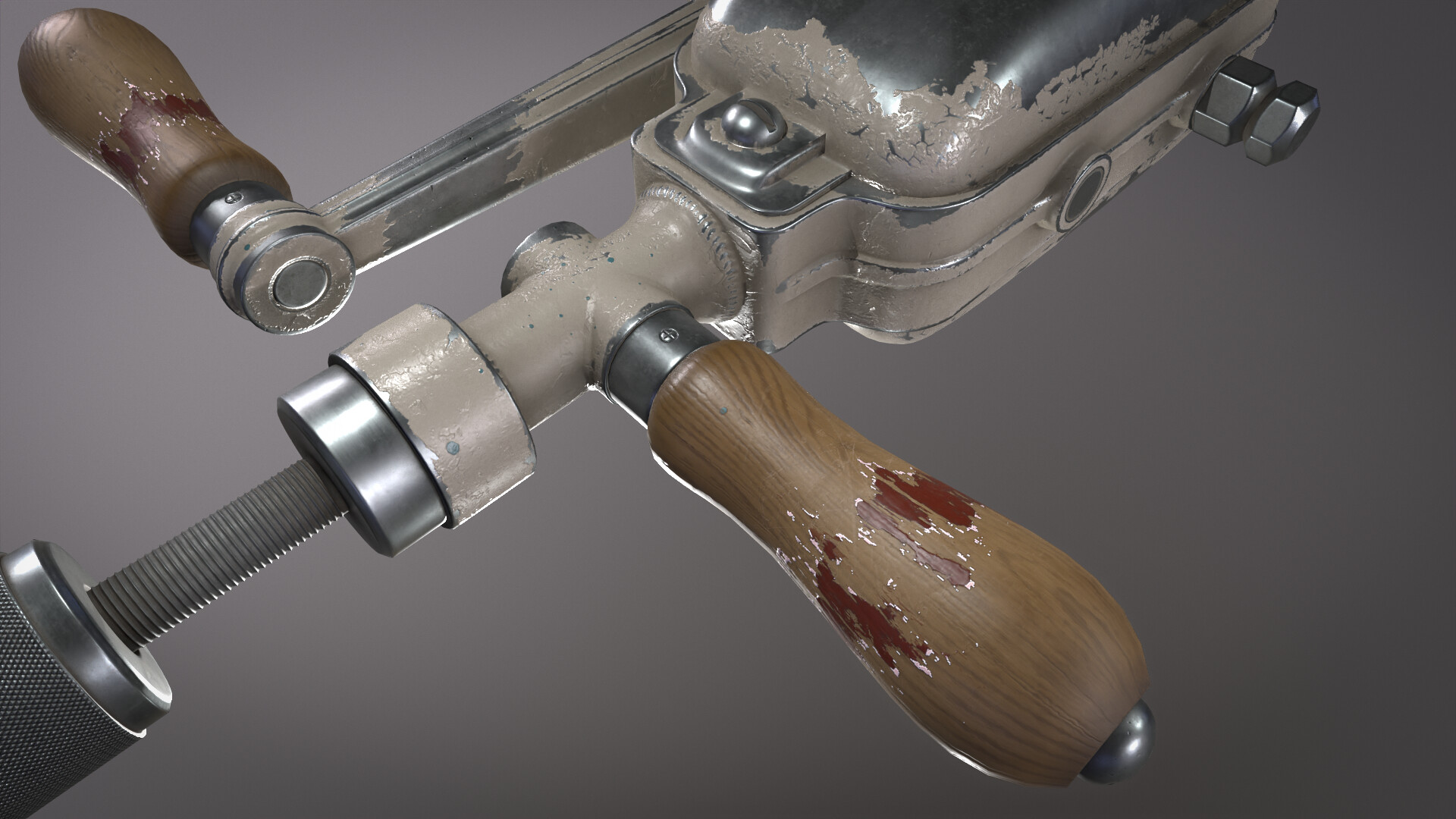 ArtStation Soviet Hand Drill