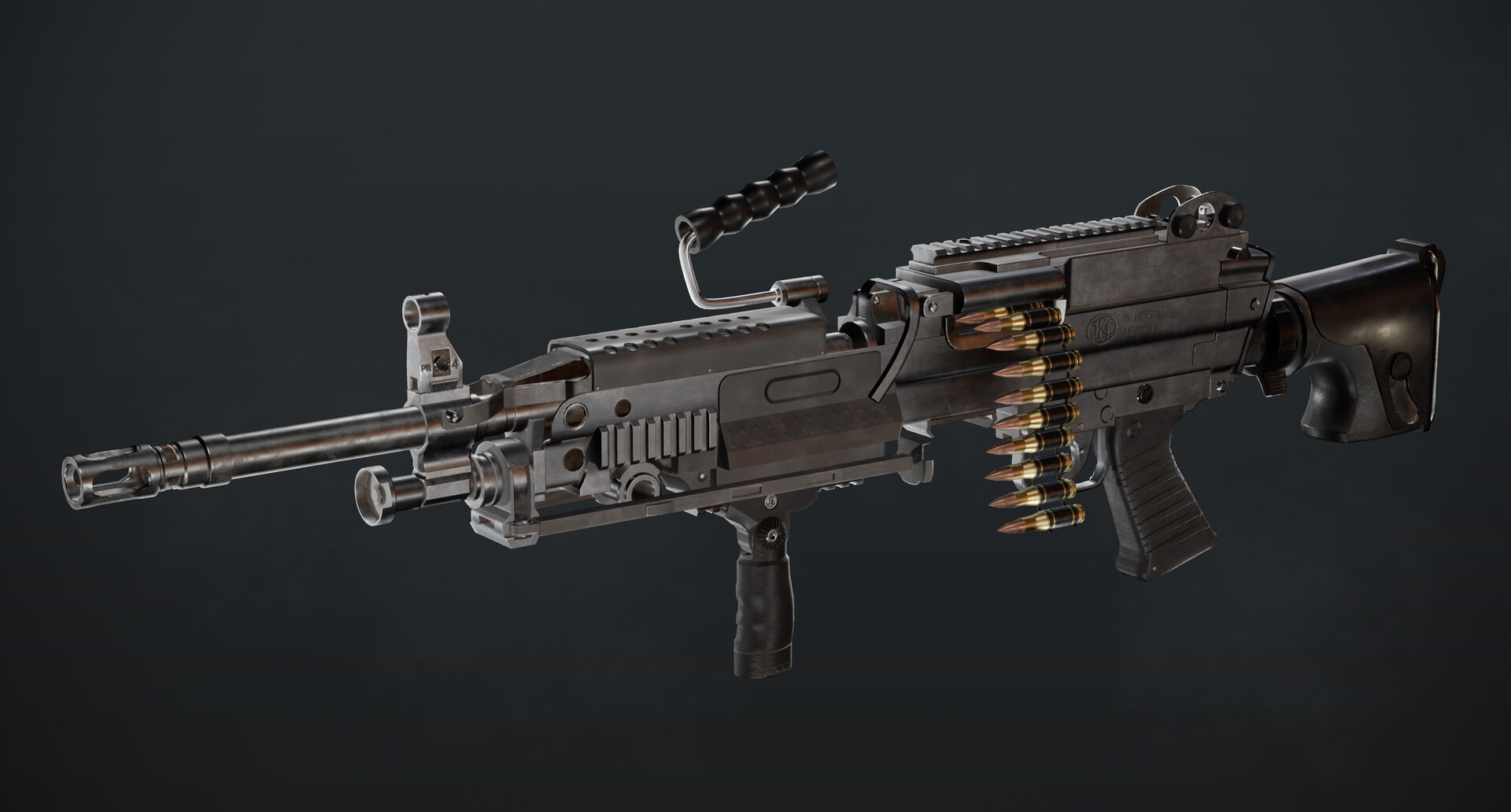 ArtStation - FN Minimi 5.56