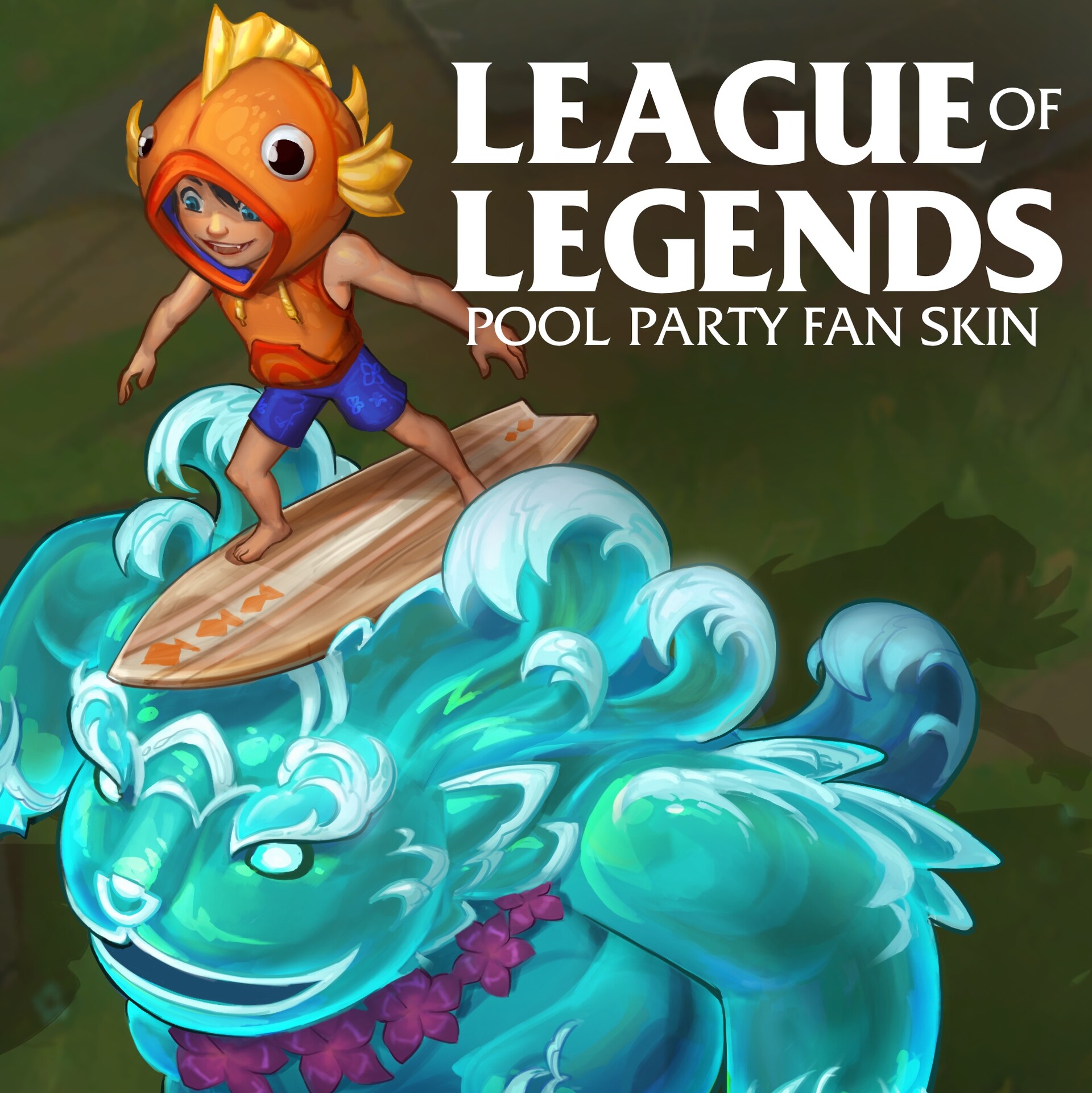 ArtStation - Pool Party Nunu and Willump
