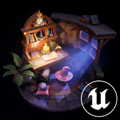 Eleanore Falck - Witch's Room Diorama