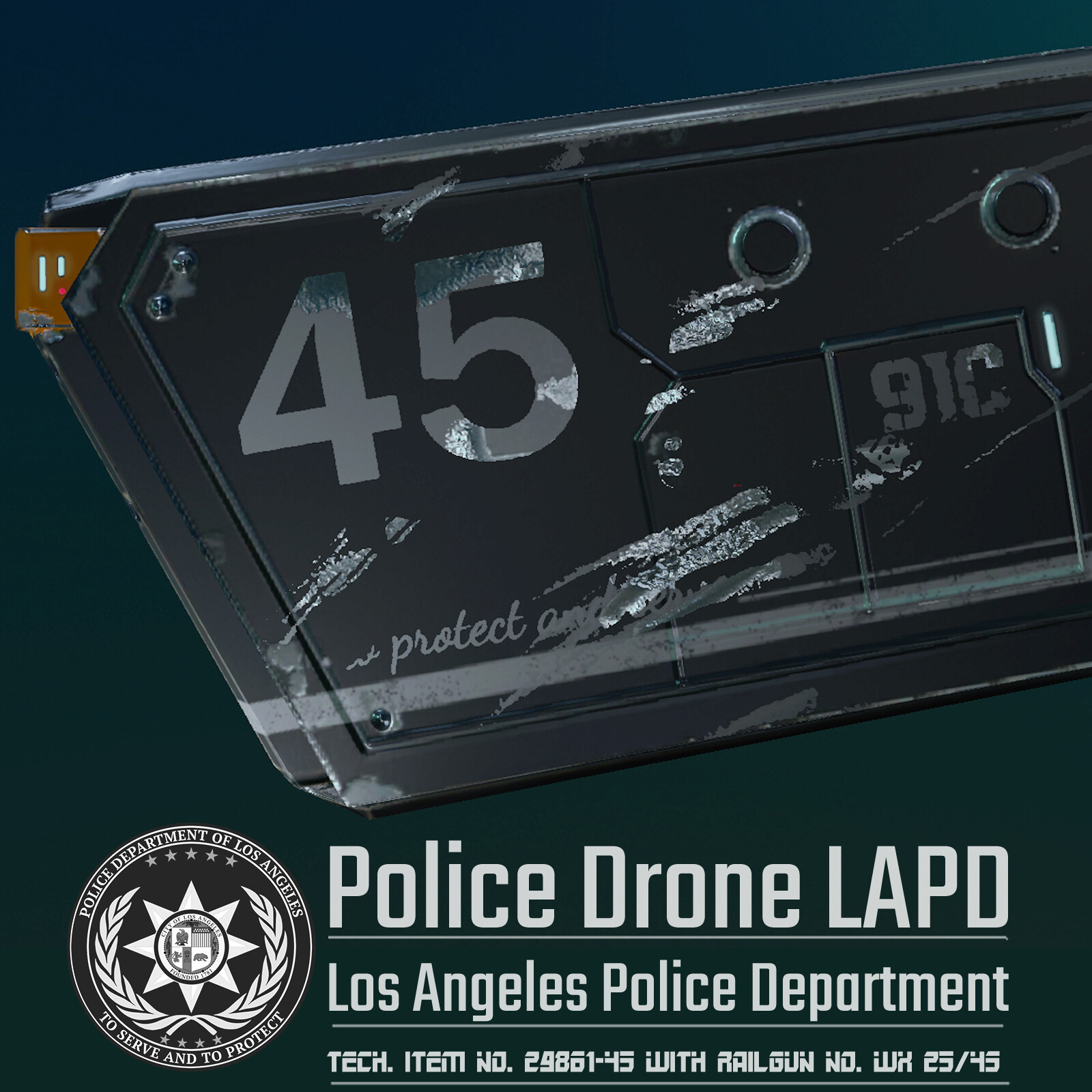 ArtStation - LAPD Dron