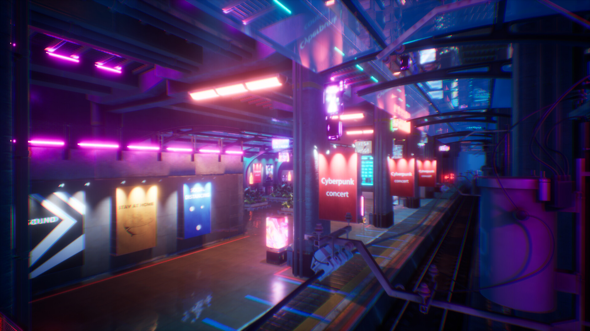 Artstation - Cyberpunk Station