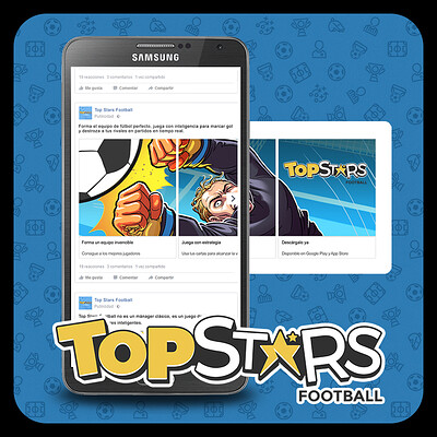 Top Stars Football ~ Game release promotional images