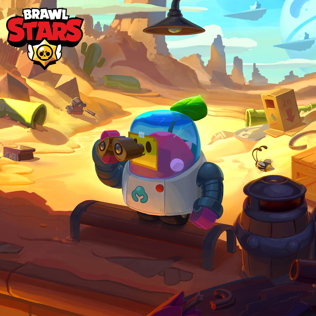 ArtStation - Brawl Stars: Brawler Inspiration - SPROUT