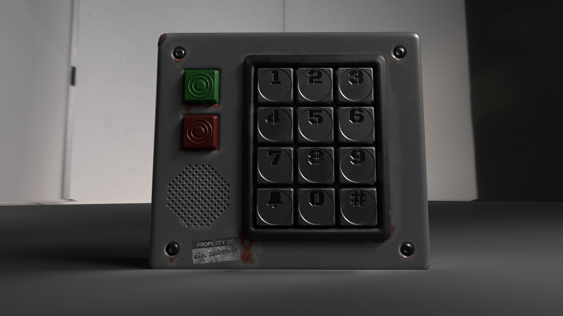 ArtStation - Keypad Texturing Task - Updated