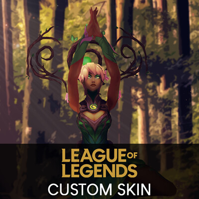 Withered Rose Katarina 🥀  League of Legends Custom Skin 