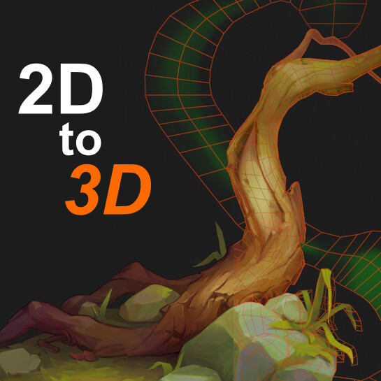 ArtStation - Poisoned tree - Lowpoly