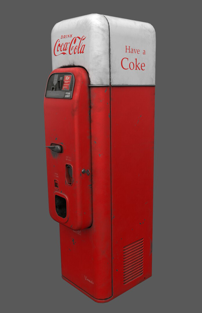 ArtStation - Old Coca Cola Vendor