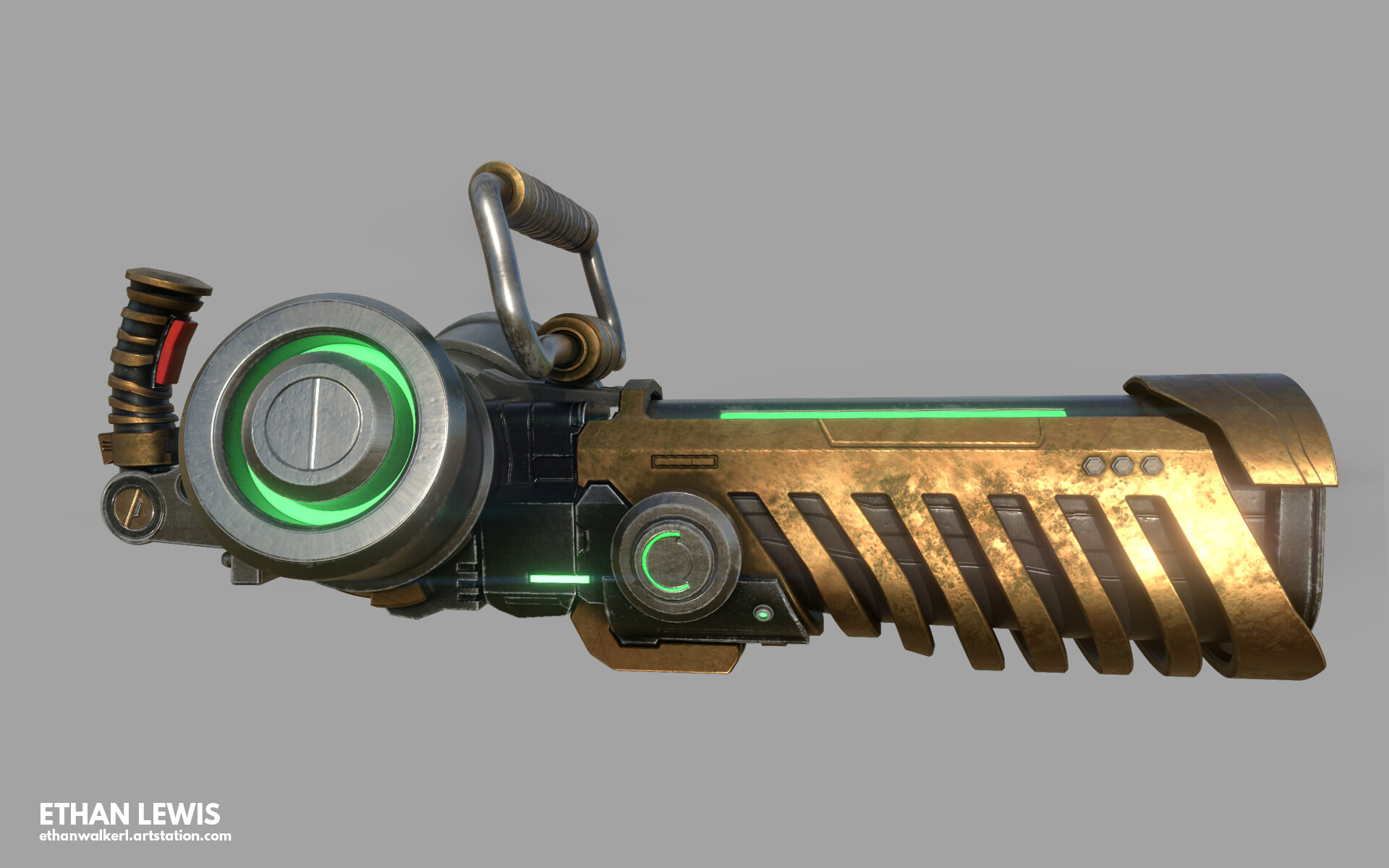 Artstation - Energy Gun - 3d Prop