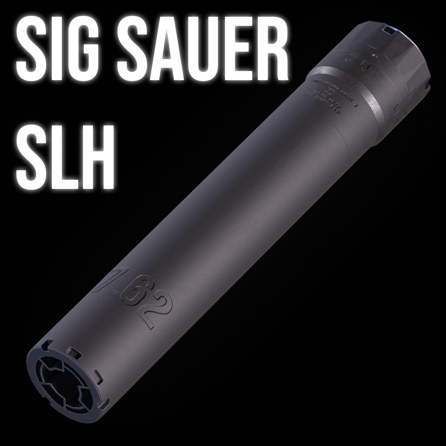 ArtStation - SIG SAUER SLH SUPPRESSOR