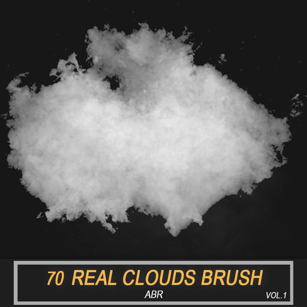 70 Real Clouds Brush (ABR) (2k) vol.1