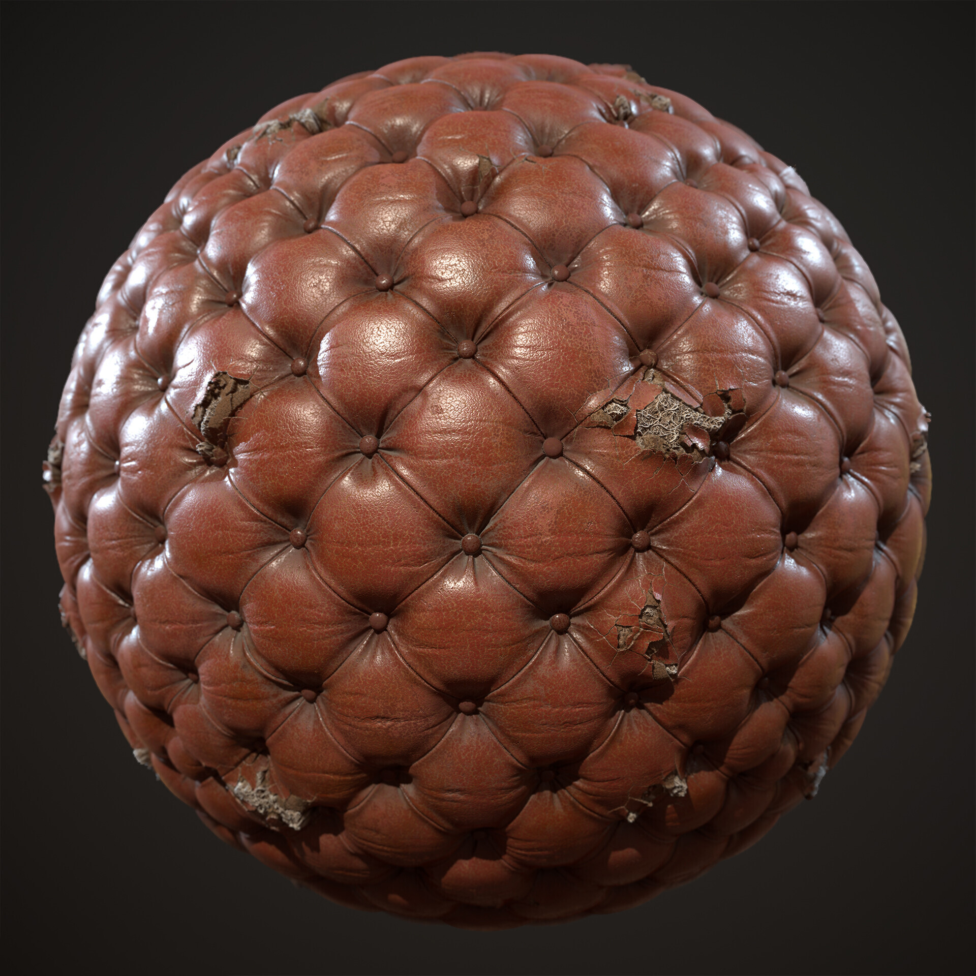 ArtStation - Chesterfield Leather - Dynamic Substance