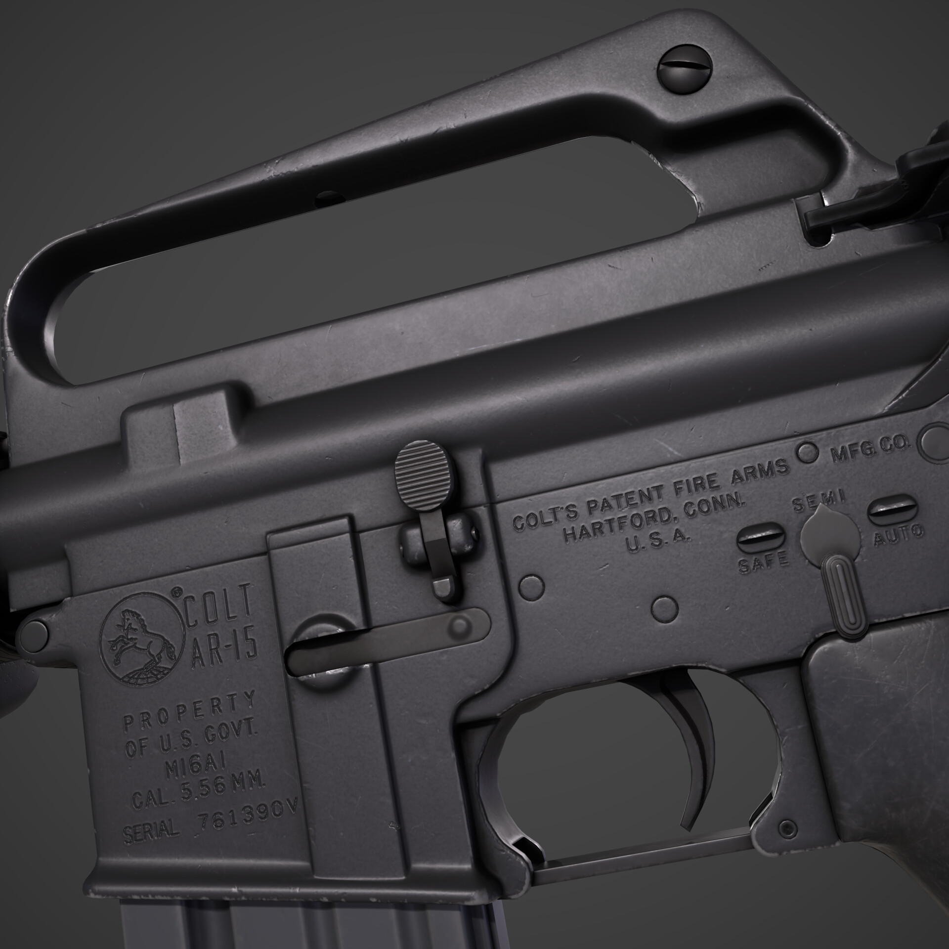 ArtStation - Colt M16A1 / Model 603