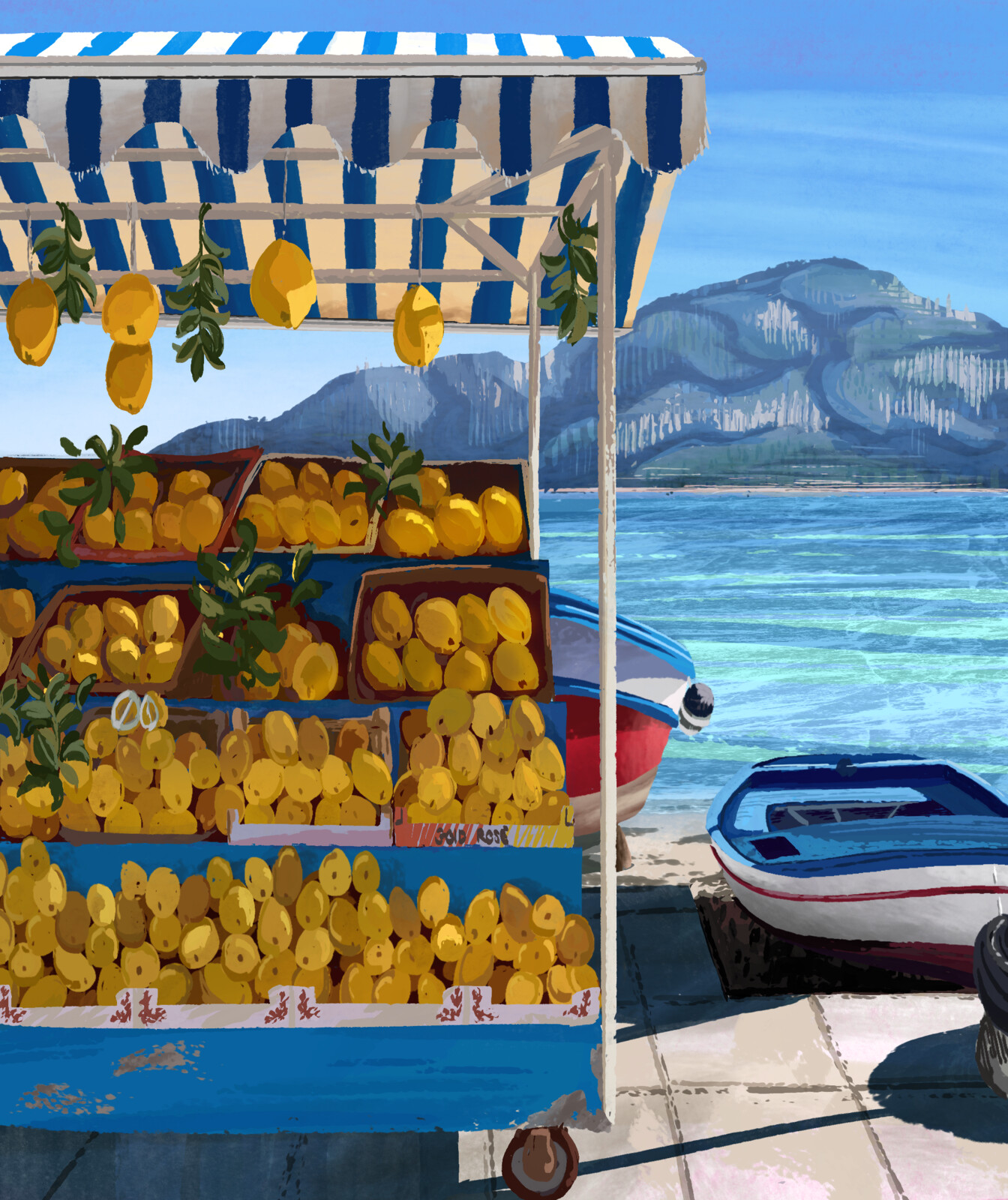 fruit cart