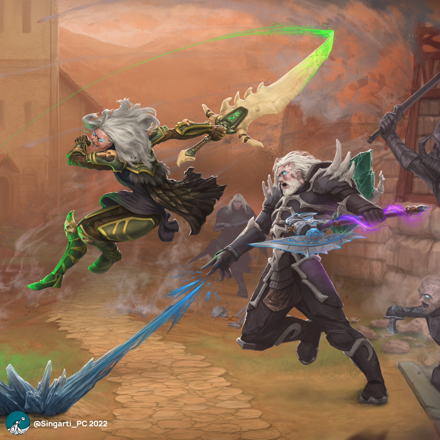 ArtStation The Battle of Light's Hope Chapel