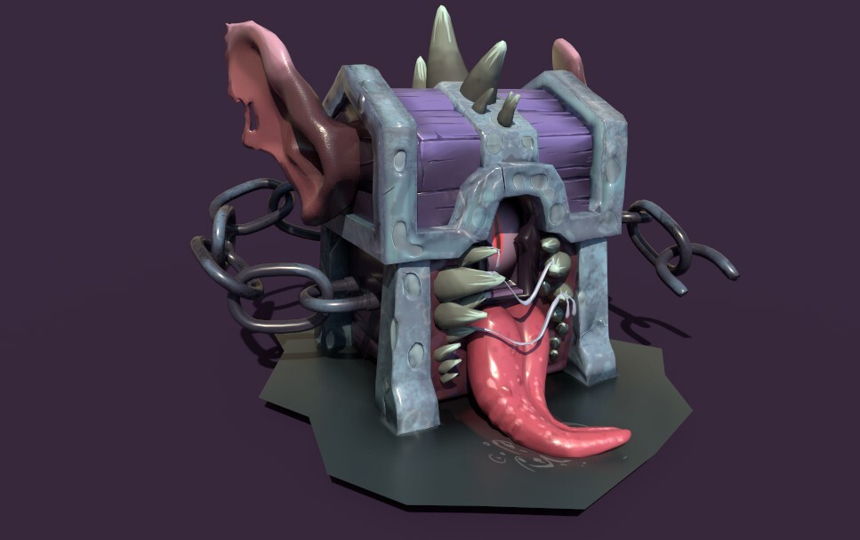 ArtStation Demon chest