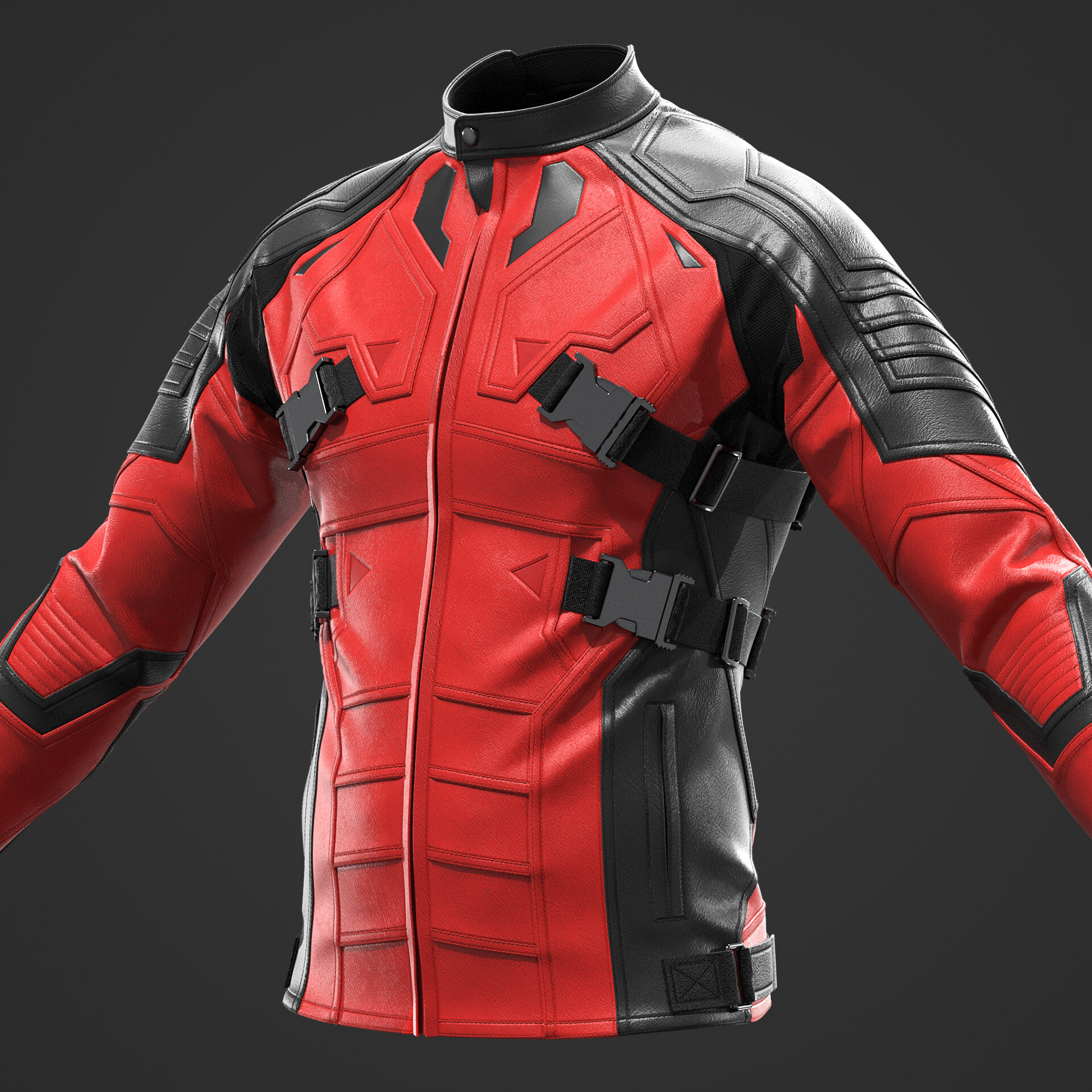 Flippednormals cyberpunk bomber jacket 3d fashion design course фото 18