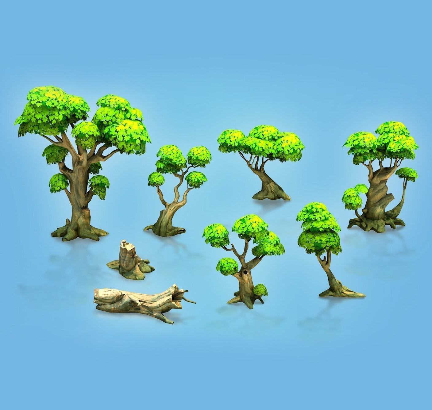 Forest 3d model