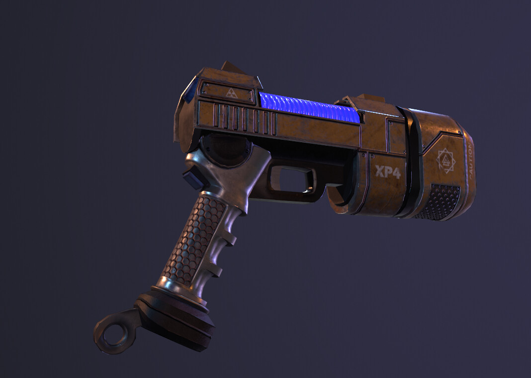 Artstation Sci Fi Gun