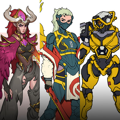 Fall 2021 Character Designs