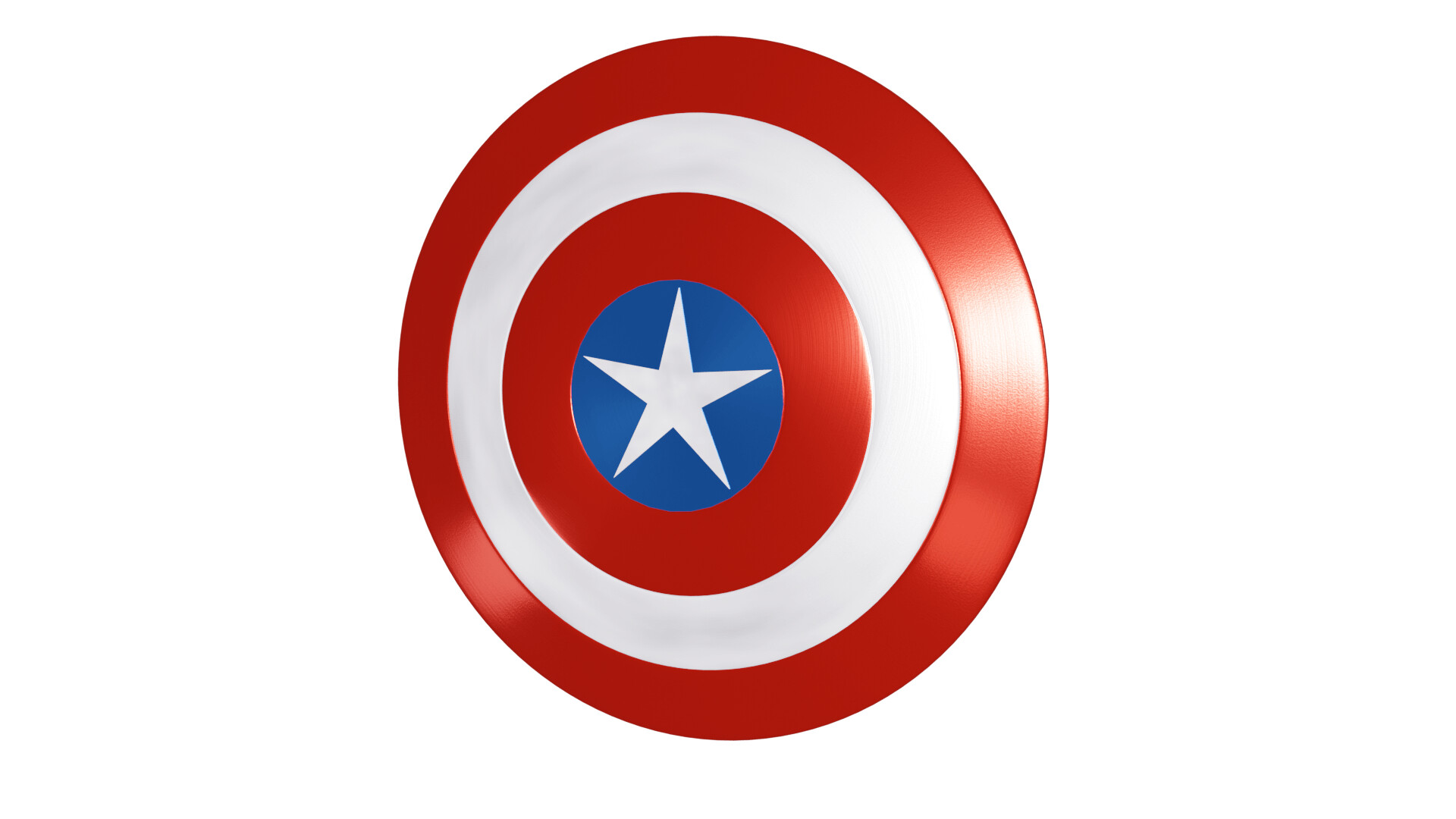 ArtStation - Captain America Shield modeled with Blender.