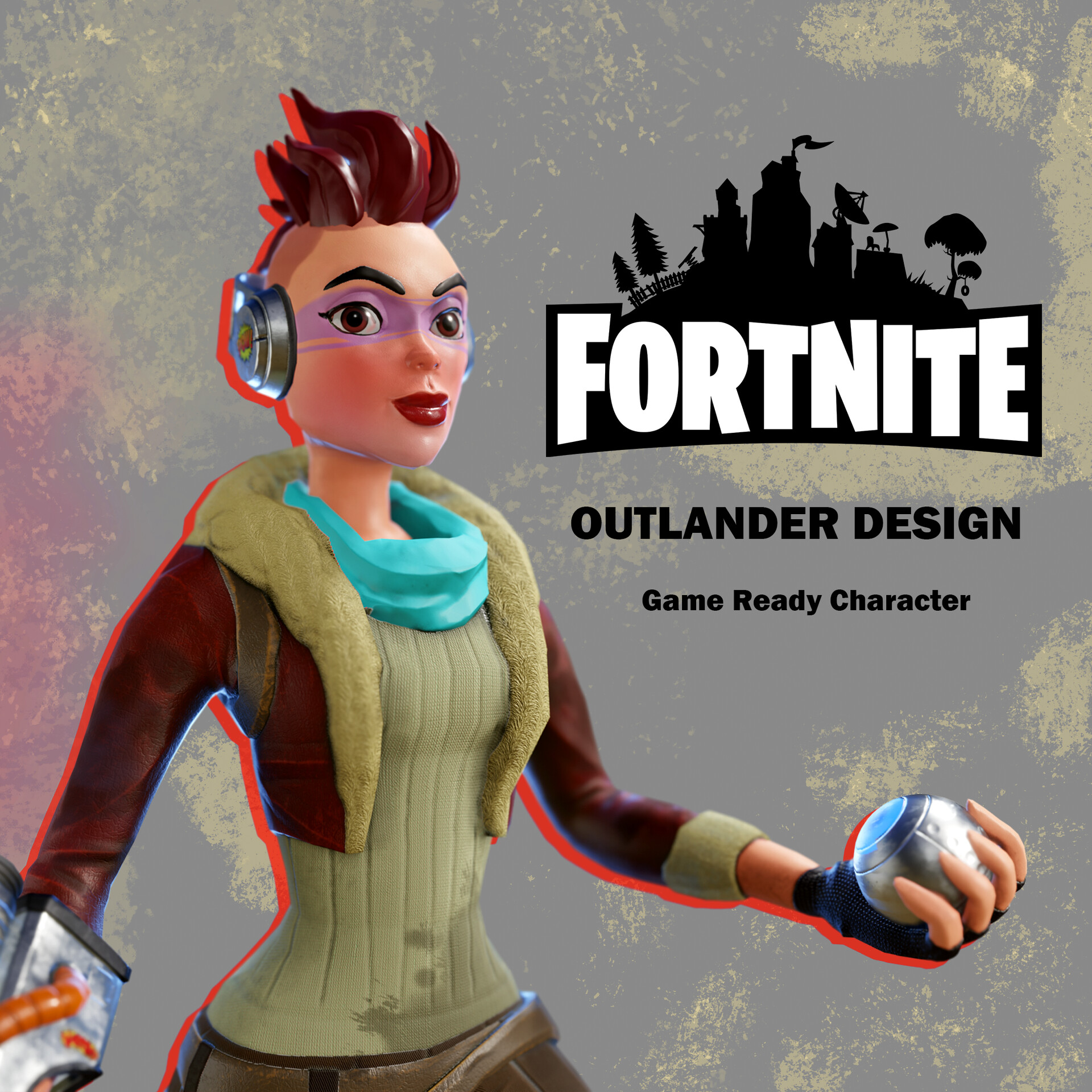 ArtStation - Outlander Design Game Ready Character