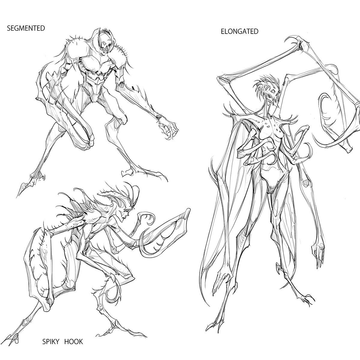 ArtStation - Foundation Art Group - Form Language: Insectoid Creature ...