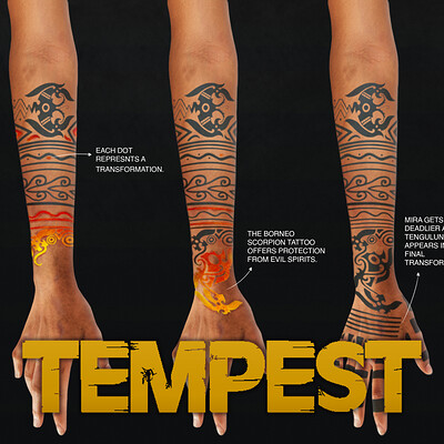 Borneo scorpion tattoo like Jesse Pinkman