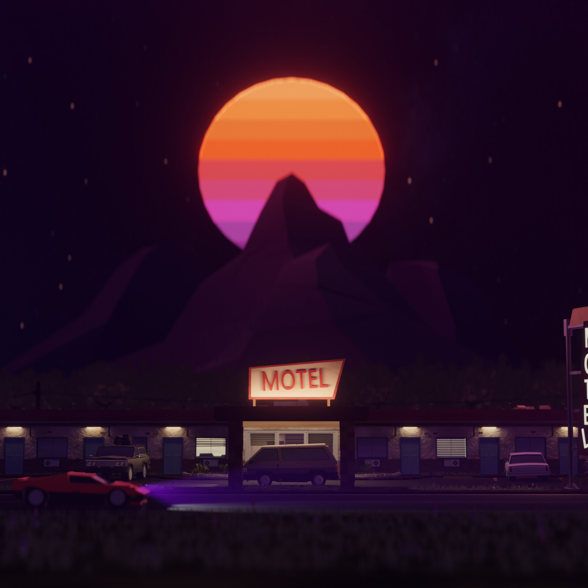 ArtStation - Retro Road