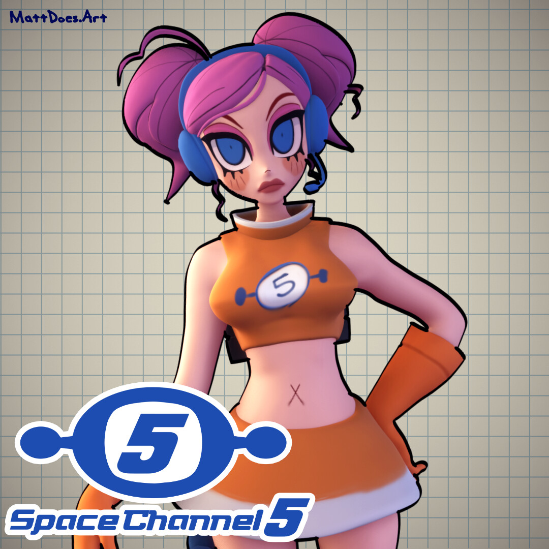 Ulala - Space Channel 5 Fanart