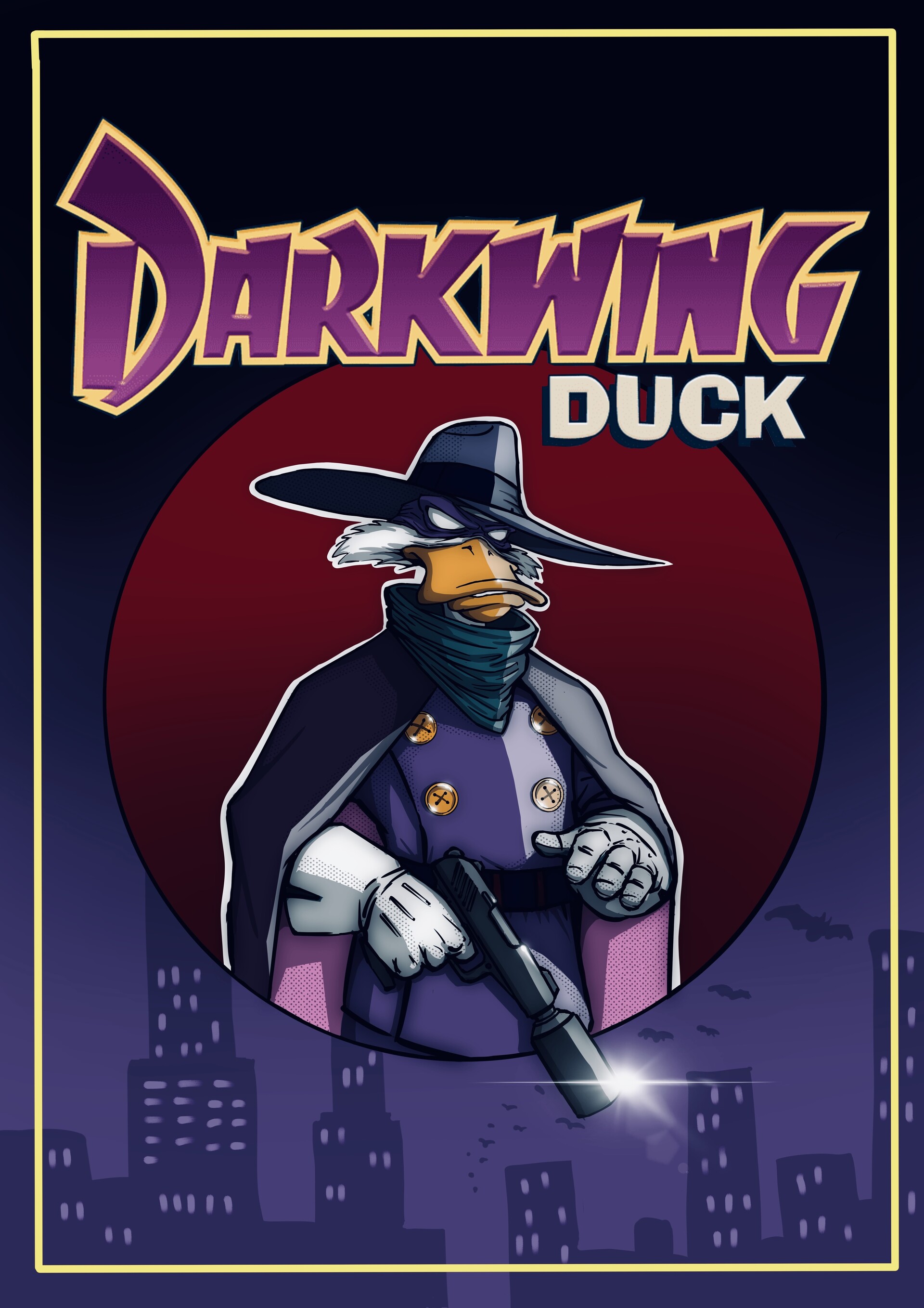 ArtStation - Darkwing Duck ,turtles