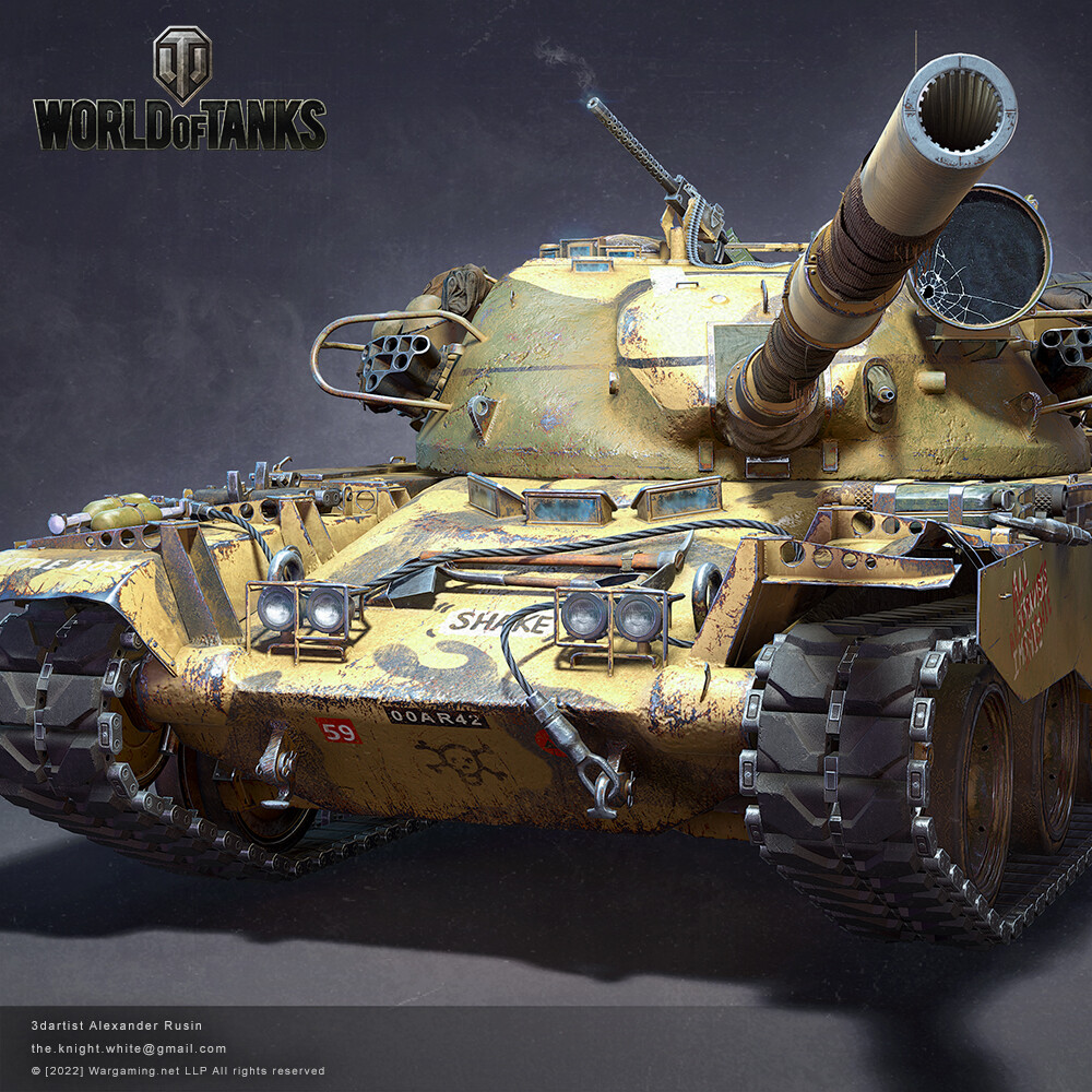 ArtStation - 3D Style “Crown Guard” for the T95/FV4201 Chieftain