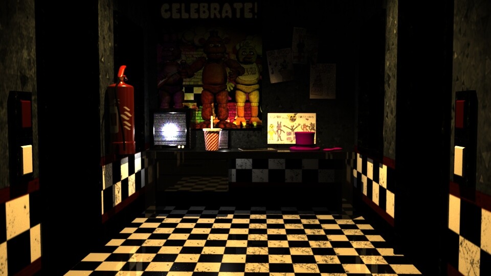 FNAF 1 Office - Five Nights At Freddy's by rocca, Download free STL model