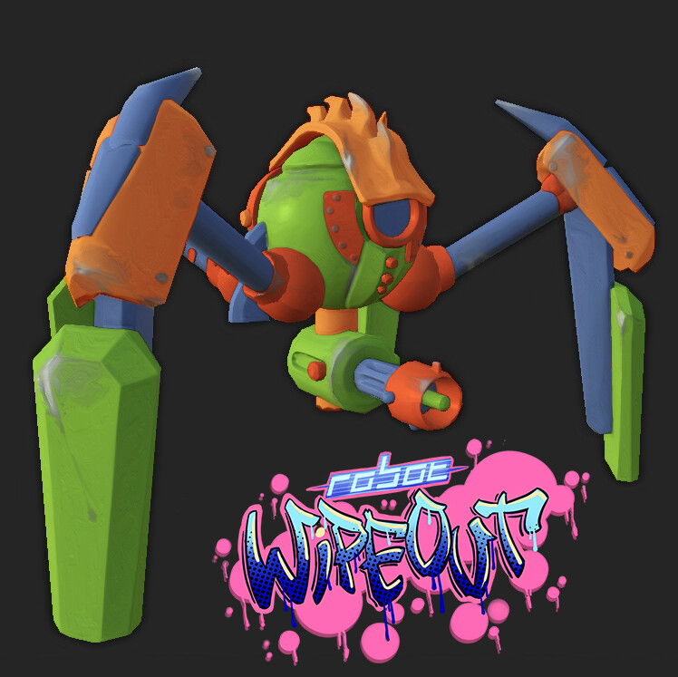 ArtStation - [3D] Swarmer - high-poly sculpting, retopology, bake
