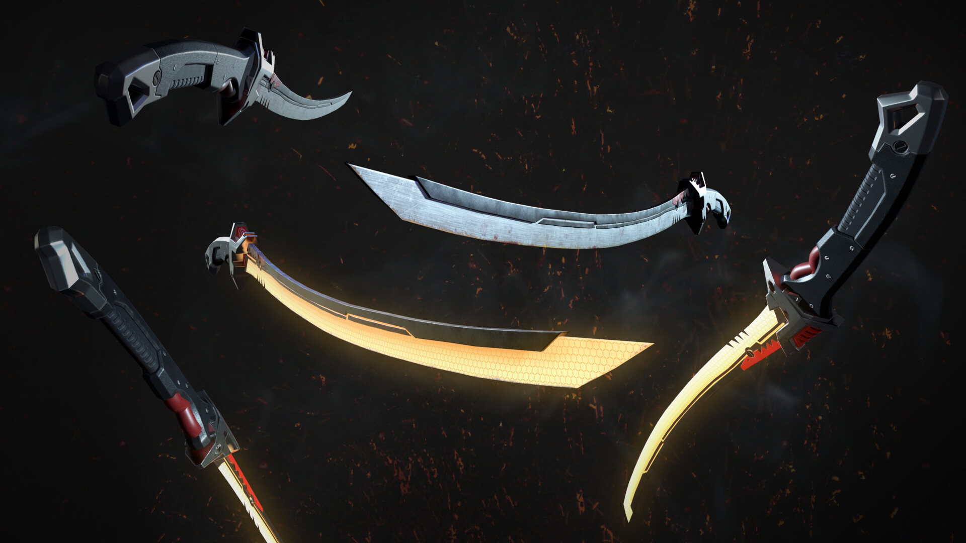 futuristic sword concept